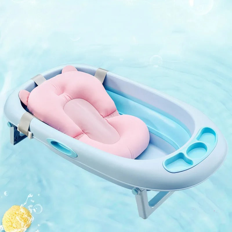 Coussin de bain bébé fille rose