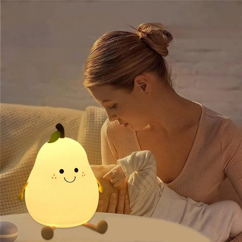 Veilleuse bébé LED multicolore apaisante pour chambre