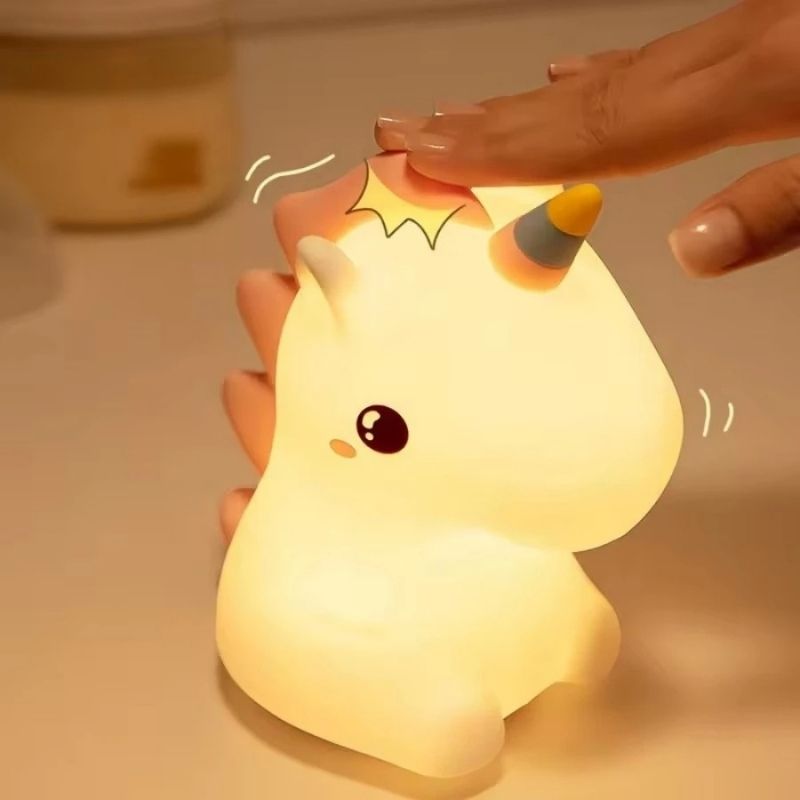 Veilleuse bebe licorne lampe USB tactile