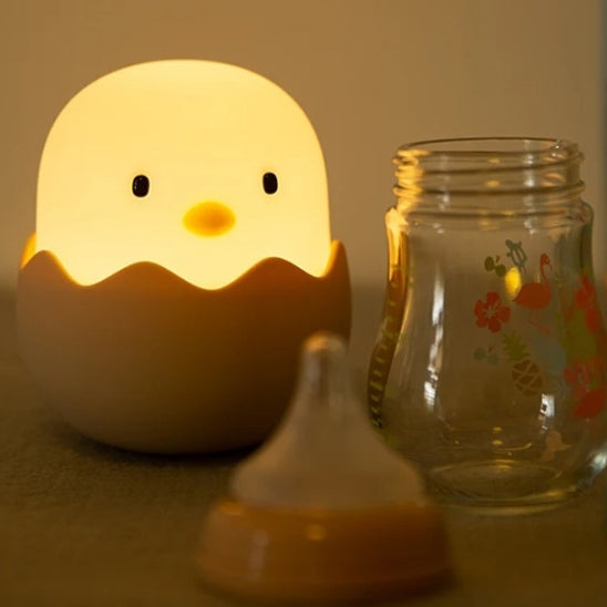 veilleuse bebe poussin led soins nocturnes