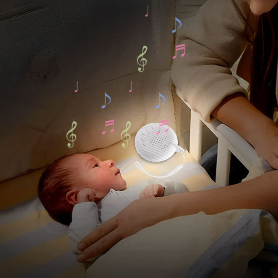 Veilleuse bruit blanc bébé avec sons relaxants et berceuses