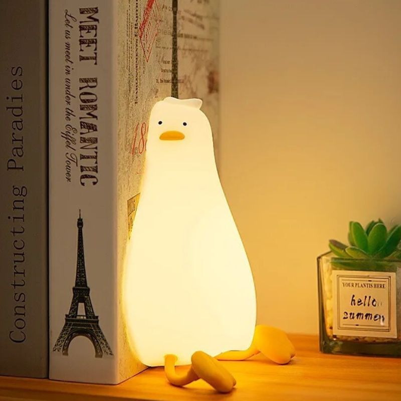 Veilleuse de nuit canard sans fil pour bébé