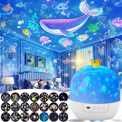 veilleuse projection bebe enfant 21 themes differents