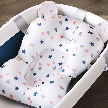 Coussin de bain bébé étoiles multicolores