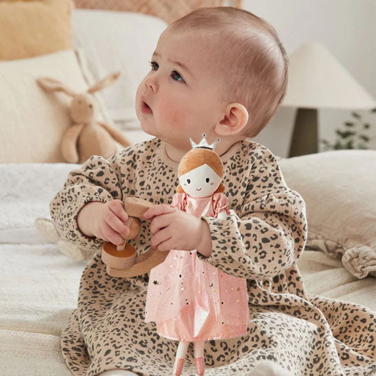 Doudou fille princesse poupée premier âge