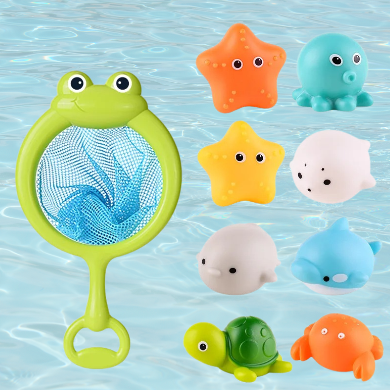Jouet de bain animaux marins LED lumineux