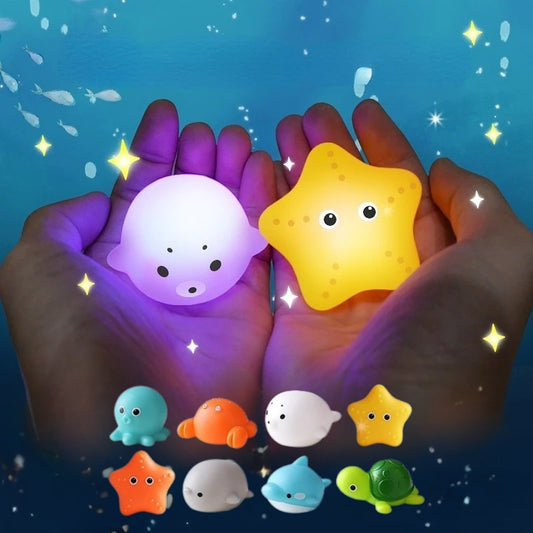Jouet de bain LED animaux marins
