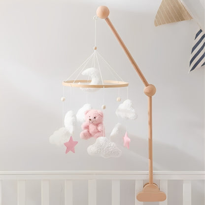 Mobile bebe fille style scandinave pour lit à barreaux