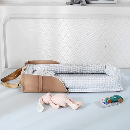 Reducteur de lit bébé coton doux et matelas moelleux