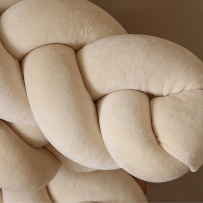 tresse de lit bébé crème artisanale