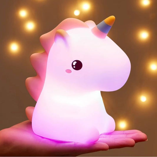 veilleuse-bebe-licorne-led-silicone-sans-BPA-unirainbow