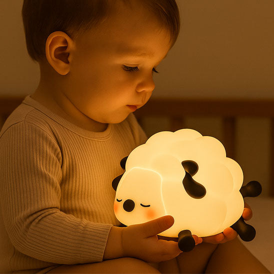 Veilleuse bebe mouton jouet sûr et sans danger