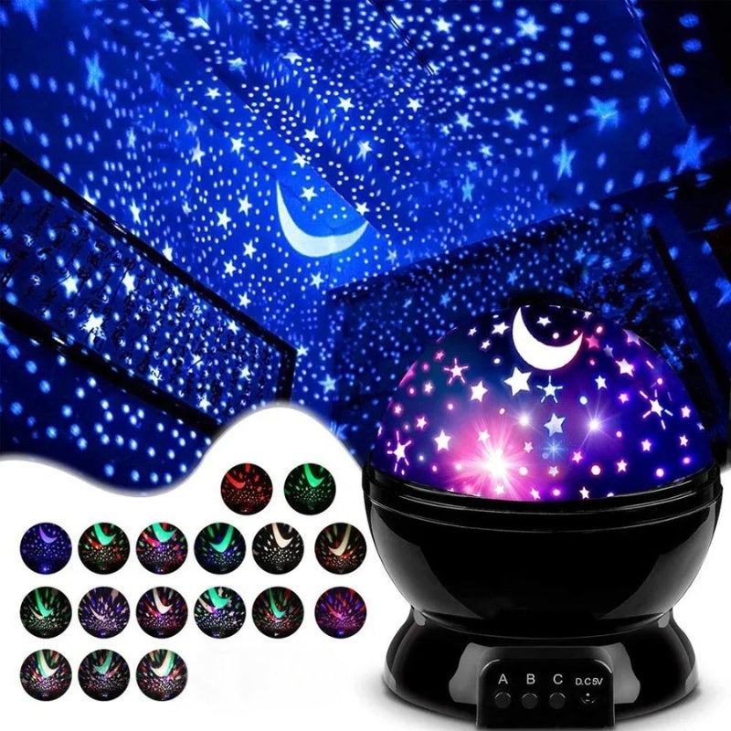 Veilleuse bébé projection plafond noire rassurante
