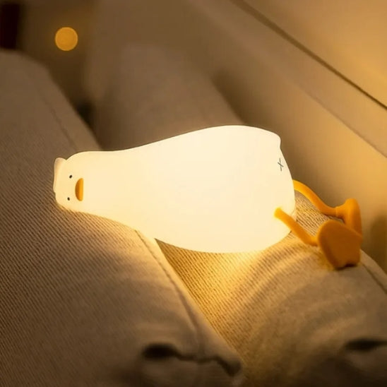 Veilleuse de nuit canard LED lumière chaude