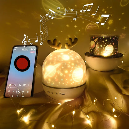 Veilleuse musicale bébé Bluetooth connectée au téléphone portable